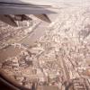 In September '89, my mother and I took a trip to Budapest, Hungary and to her hometown, Trebisov, Czechoslovakia  (today, Slovakia).  This photo is from the airplane flying into Budapest.