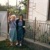 Malvina and Miriam in front of the house.  When Malvina and her family lived there, the addres was house #1.  Now the numbers on the house are 37 and 5, which may explain why she was told the house was not there.  Maybe the street named changed also 