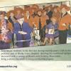 In the Ring House, Malvina joined the Red Hat Society.  She got a red hat and joined in some of their activities.  In the back row, third from the right, Life Times newspaper , July '06