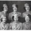 Charlotte Shayne, top left, with her friends, other women who served in WWII