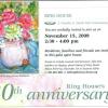 Malvina's art used on the Ring House Postcard for the 20th Anniversary, November 2009