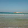 The beach is pretty.   View in Herzlia, Israel.  