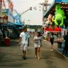 County Fair, swing going wide in back