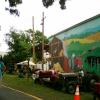 County Fair, boy on tractor